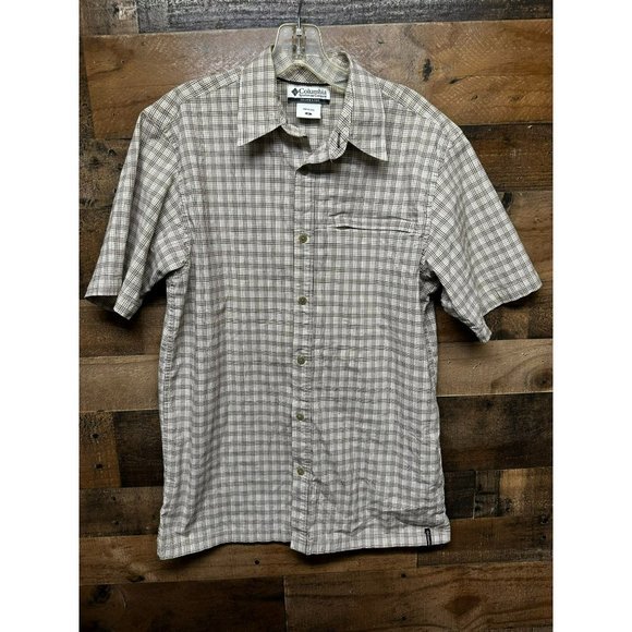 Columbia Men's Short Sleeve Button Up Size Medium‎ - Picture 1 of 4